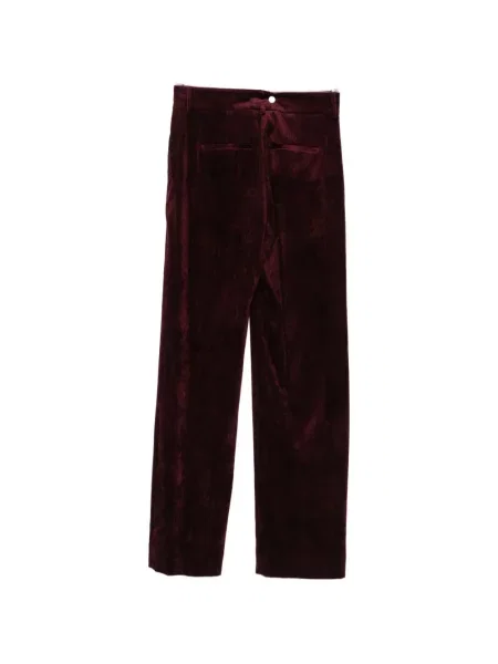 Pantaloni Antonelli de catifea cord roșu