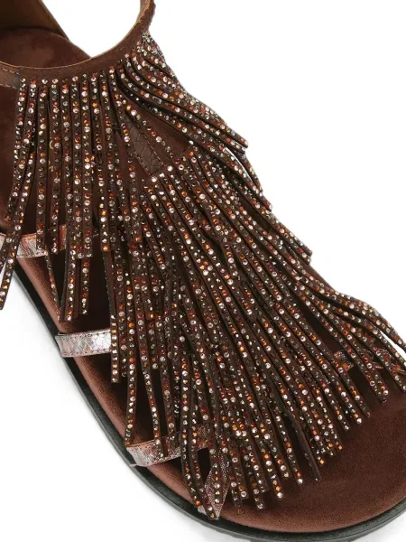 Sandale Kurt Geiger London na rese smeđa
