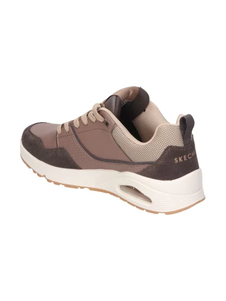 Sneakersy Skechers brązowe