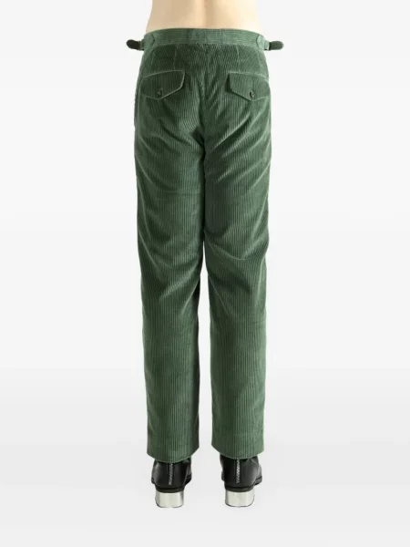 Pantaloni Bode de catifea cord verde