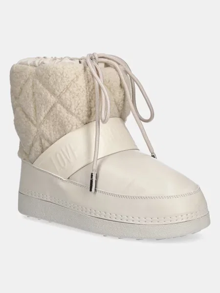 Love Moschino cizme de iarnă bej