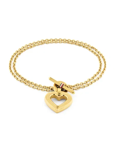 Palton Tommy Hilfiger cu motiv cu inimi albastru