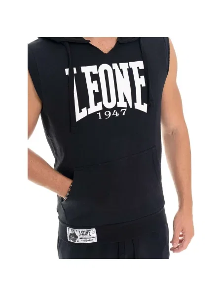 Mikina Leone 1947 bez rukávov čierna