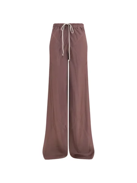 Pantaloni Rick Owens cu cordon violet