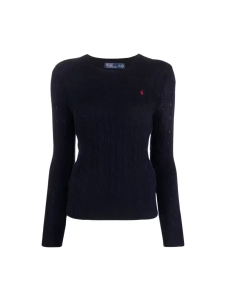 Sweter Polo Ralph Lauren wełniany niebieski