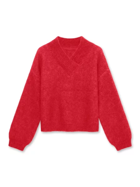 VERO MODA Svetr VMLOON krvavě červená