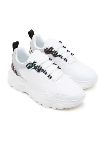 Sneakersy Just Cavalli białe