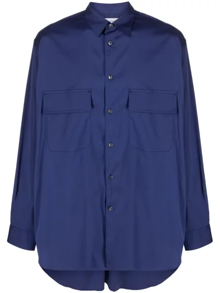 Cămașă Comme Des Garçons Shirt lungă albastru