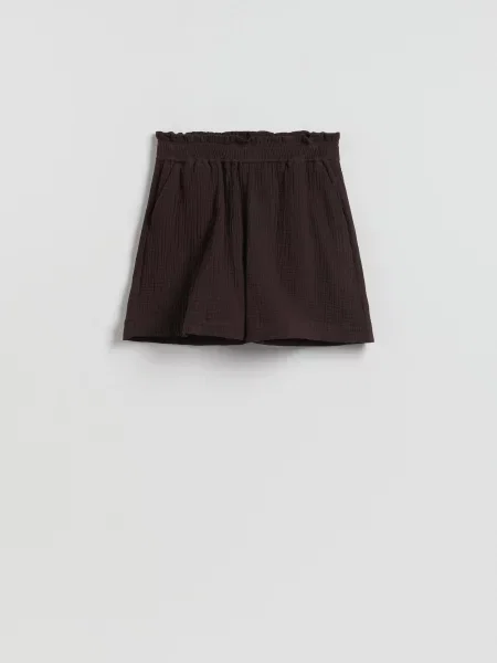 Reserved шорти темно коричневий