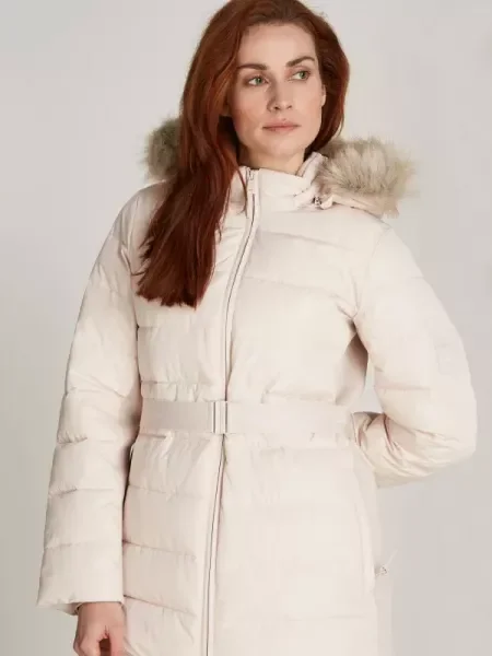 Calvin Klein Kabát | Regular Fit fehér