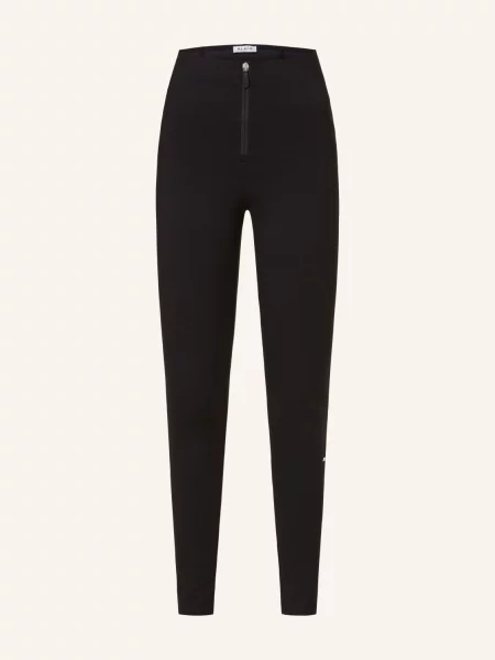 Alaïa Legginsy schwarz czarne