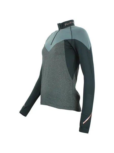 Tricou mânecă lungă Peak Mountain negru