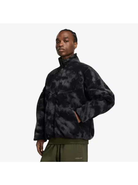 Jachetă adidas Camo Polarfleece TT Black XL negru