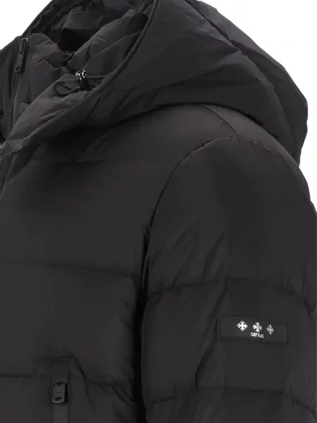 Geacă cu puf Tatras cu glugă negru