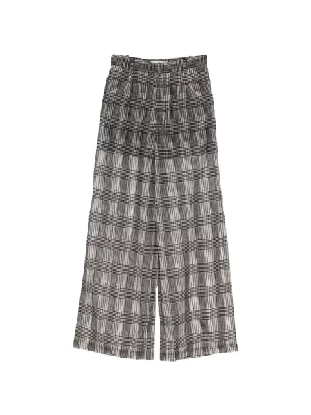 Pantaloni Quetsche în carouri negru
