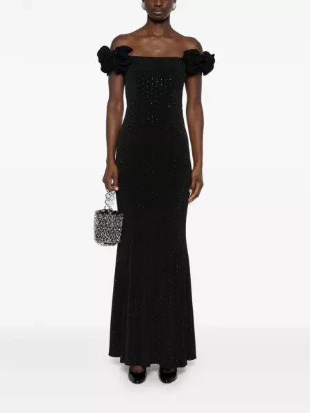 Rochie maxi Nissa de costum negru