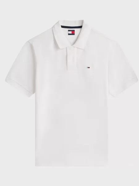 Поло Tommy Jeans белое
