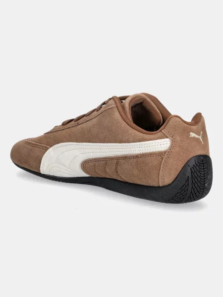 Замшевые кроссовки Puma коричневые