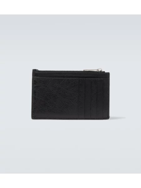Portofel Balenciaga din piele negru