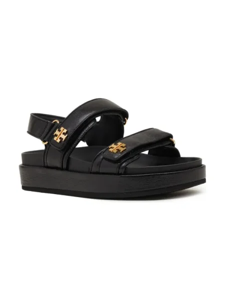 TORY BURCH Bőr szandál KIRA SPORT fekete