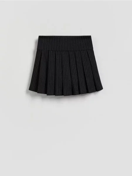 Reserved Плісировані спідниця-шорти з темно-сірий сіра