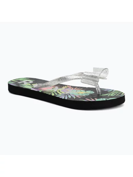 Gyerek flip-flopok ROXY Lulu IV black multi 1. Méret: 33 EU fekete