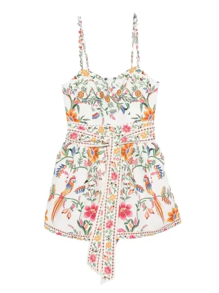 Salopetă Farm Rio de in alb