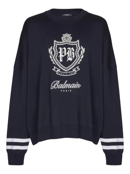 Pulover Balmain cu dungi albastru