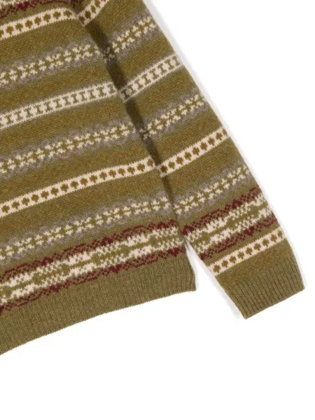 Sweter dziecięcy Bonpoint zielony