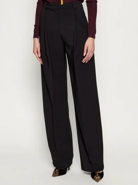 Elisabetta Franchi Pantaloni | Relaxed fit negru