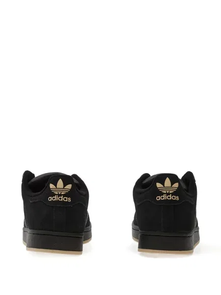 Pruhované kraťasy Adidas hnědé