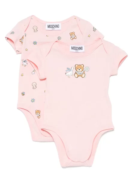 Body dziecięcy Moschino różowy