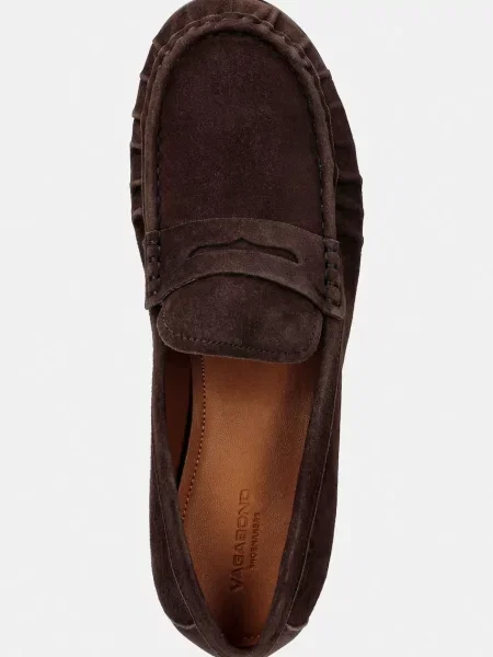 Vagabond Shoemakers мокасини дамски от велур ALEYA кафяво