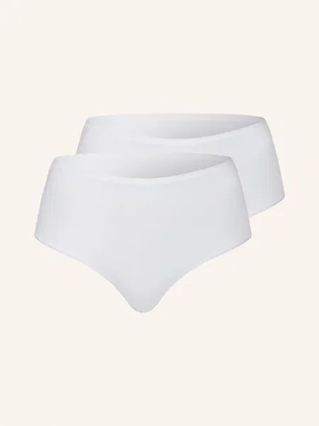 Schiesser Figi Pełne 2 Szt. weiss białe