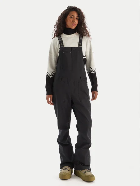 Roxy Pantaloni de schi Rideout BIB PT negru