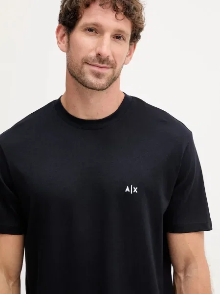 Футболка Armani Exchange с аппликацией синяя