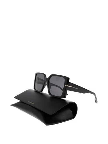 Ochelari de soare Victoria Beckham Eyewear cu imprimeu geometric negru