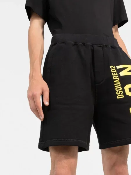 Szorty Dsquared2 czarne