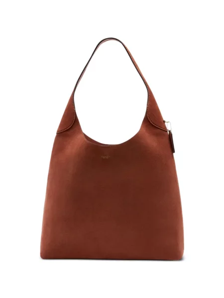 Szarvasbőr shopper táska Coach nyomtatás barna