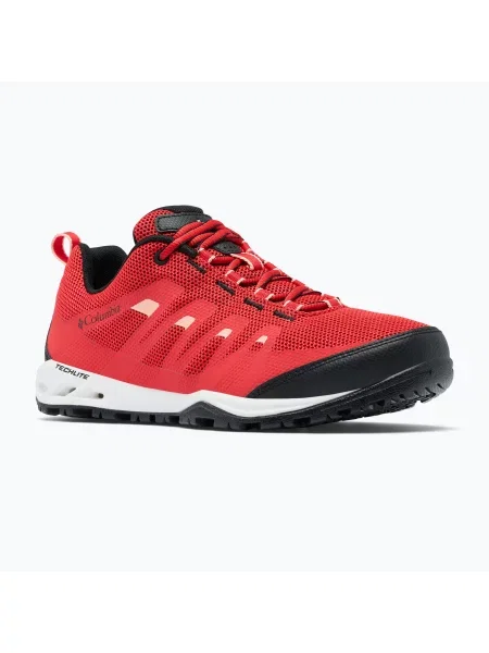 Дамски туристически обувки Columbia Vapor Vent poppy red/blush rose червено