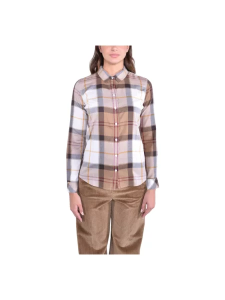 Wielobarwność koszula Barbour z nadrukiem