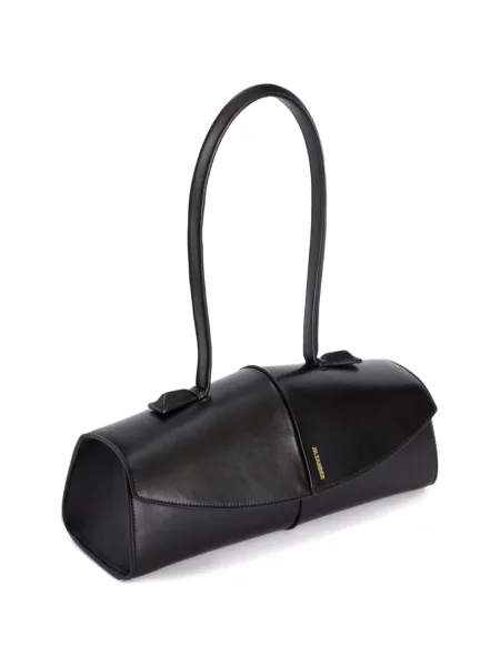Geanta de piele Jil Sander din piele negru