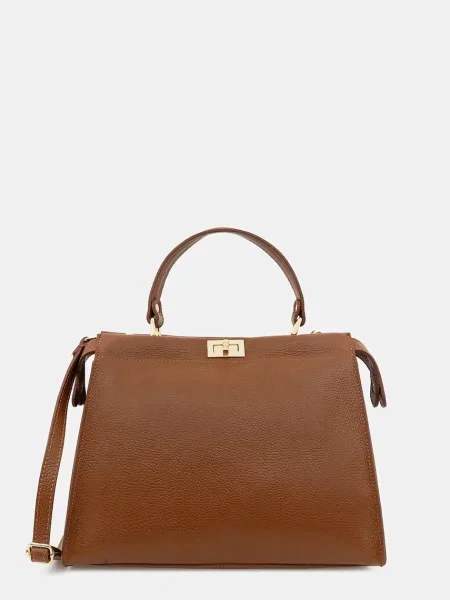 Usnjena torbica Answear.LAB rjava