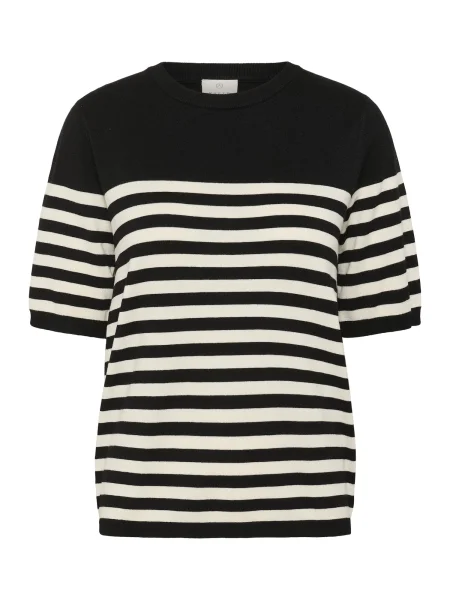 Kaffe Pulover KALizza negru alb