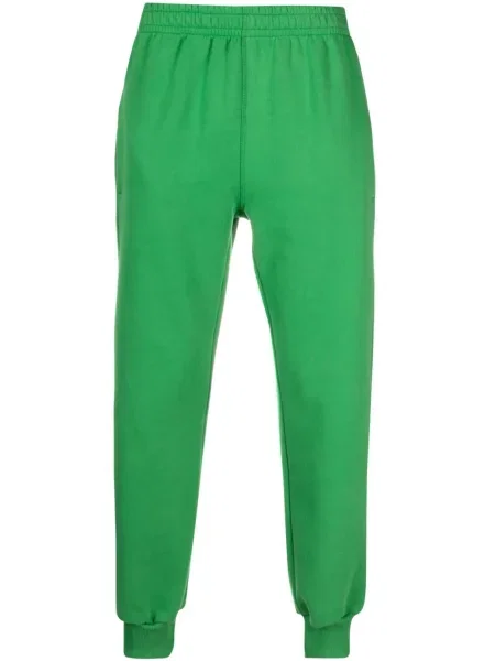 Pantaloni Styland alergare cu autograf verde