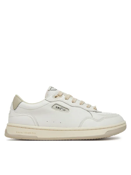 Кожени маратонки Stepney Workers Club PRO CUP 01 LEATHER бяло
