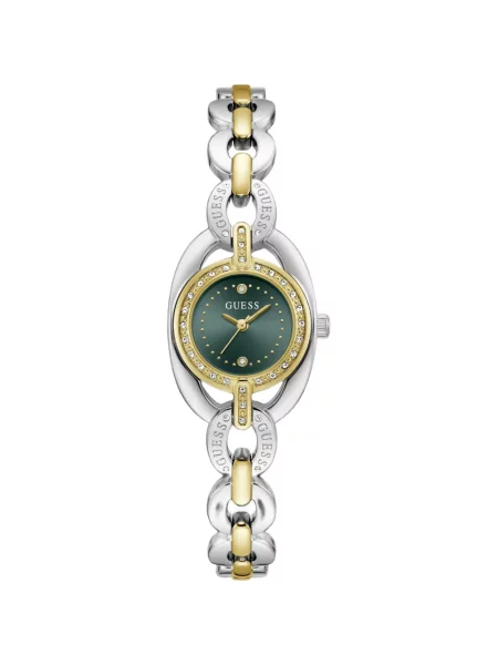 Ceas Guess cu autograf verde