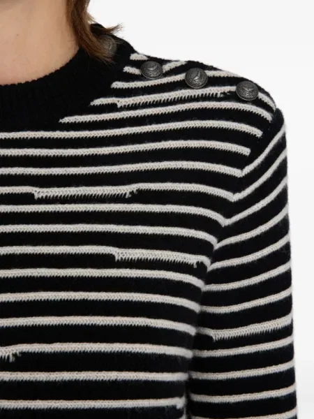 Pulover Zadig&voltaire cu dungi negru