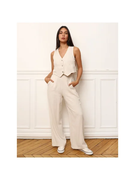 Pantaloni La Modeuse bej