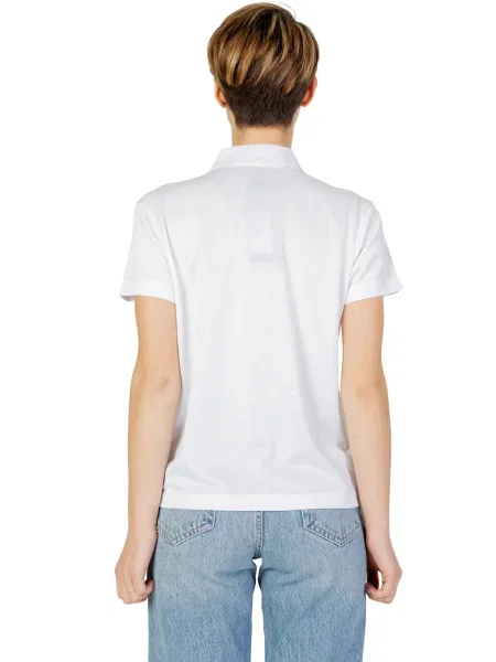 Polo Blauer z krótkim rękawem białe